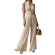 Viviana | Mono largo elegante de cuello halter