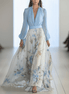 Penélope | Vestido largo floral elegante