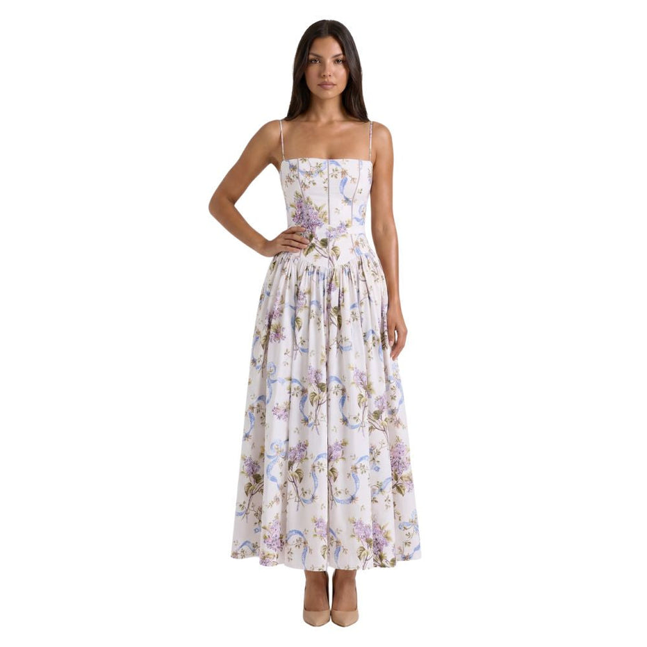Adelisa | Vestido largo floral