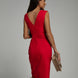 Maite | Elegante vestido con escote en V y abertura