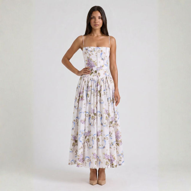 Adelisa | Vestido largo floral