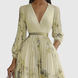 Rocío | Elegante vestido largo plisado