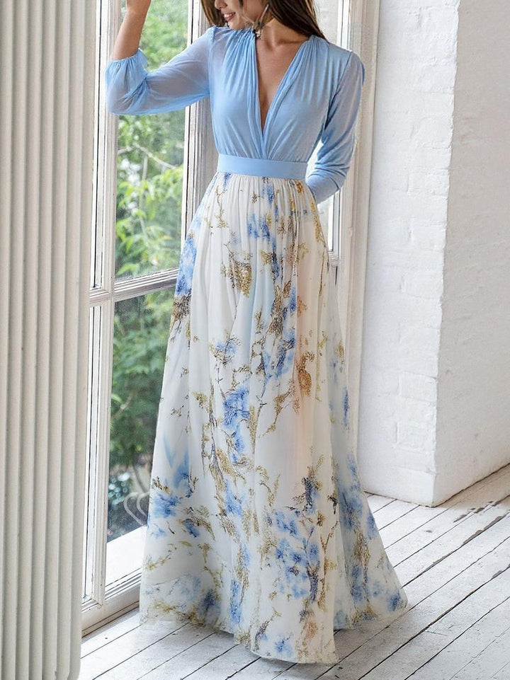 Penélope | Vestido largo floral elegante