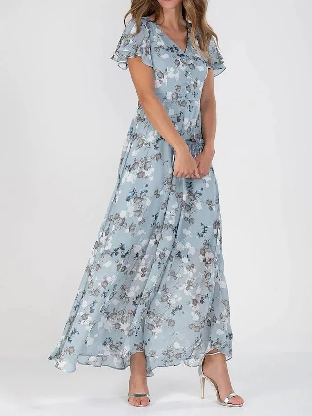 Elena | Vestido largo floral