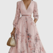 Rocío | Elegante vestido largo plisado