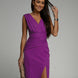 Maite | Elegante vestido con escote en V y abertura