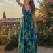 Zaida | Vestido midi sin mangas con cintura imperio