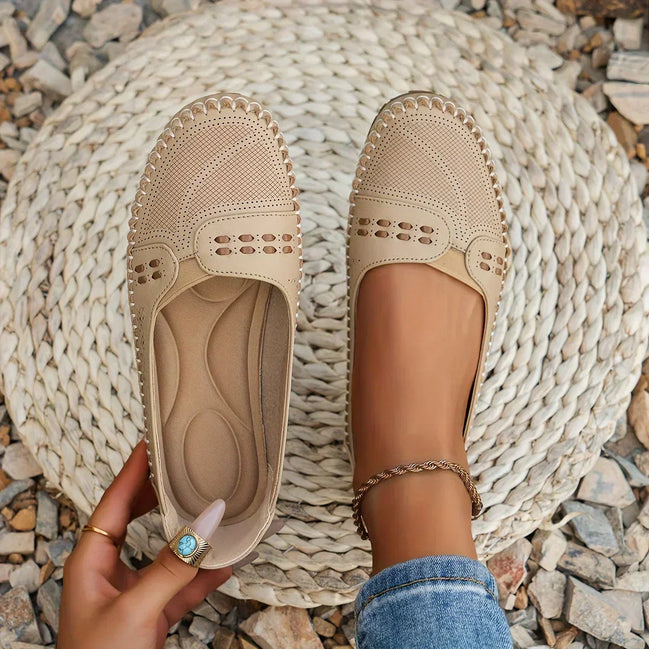 Ariadna | Mocasines cómodos con detalles trenzados