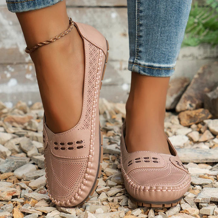 Ariadna | Mocasines cómodos con detalles trenzados