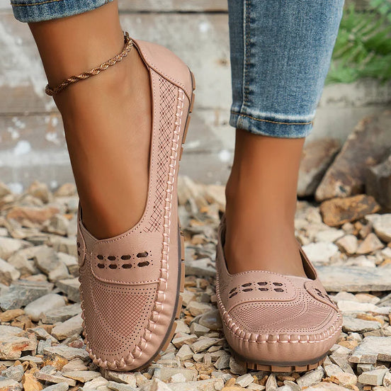 Ariadna | Mocasines cómodos con detalles trenzados