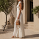 Viviana | Mono largo elegante de cuello halter