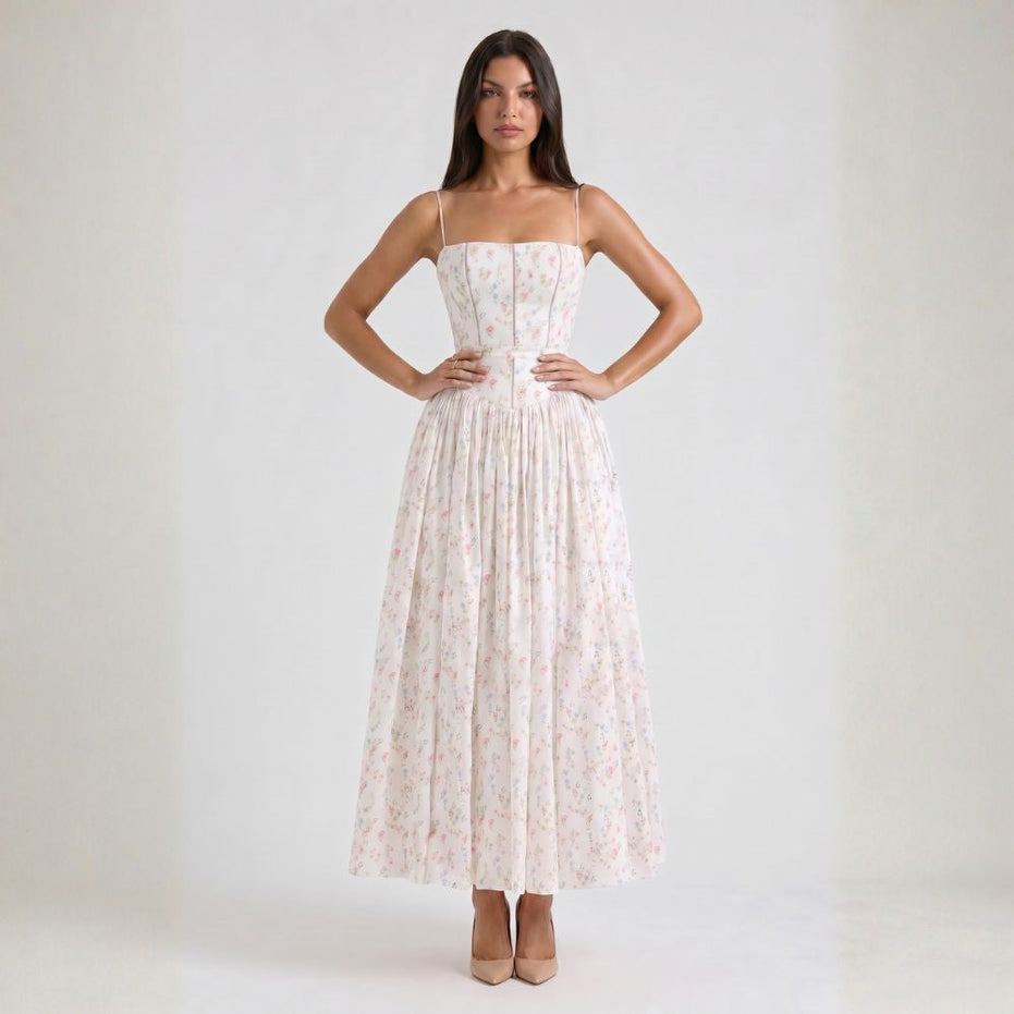 Adelisa | Vestido largo floral