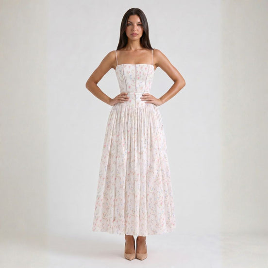 Adelisa | Vestido largo floral