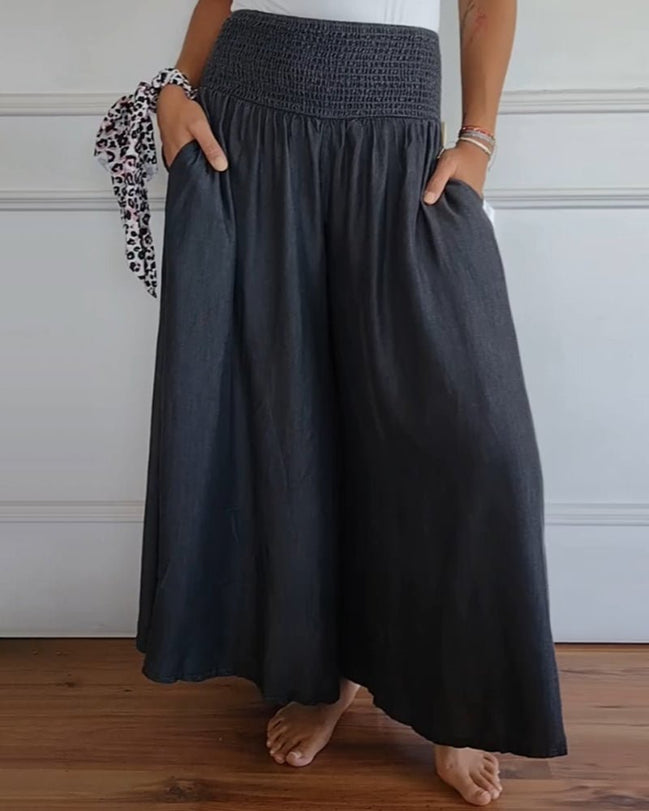Mara | Falda pantalón de cintura elástica