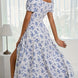Cloe | Vestido midi floral de manga corta