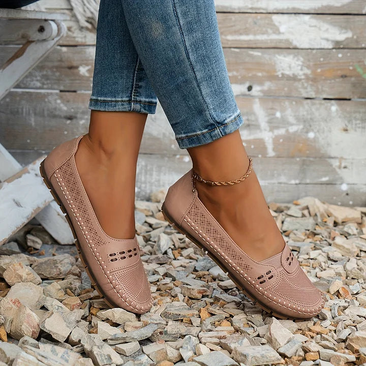 Ariadna | Mocasines cómodos con detalles trenzados
