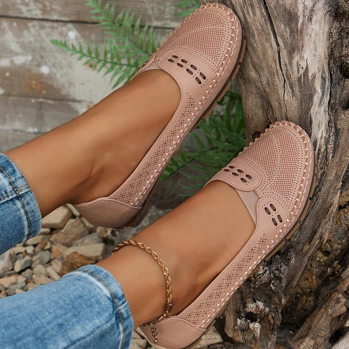 Ariadna | Mocasines cómodos con detalles trenzados