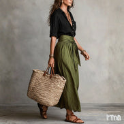 Dalila | Conjunto midi de blusa y falda