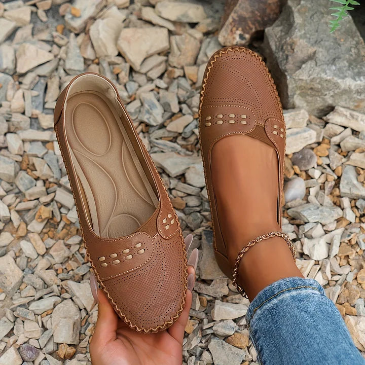 Ariadna | Mocasines cómodos con detalles trenzados