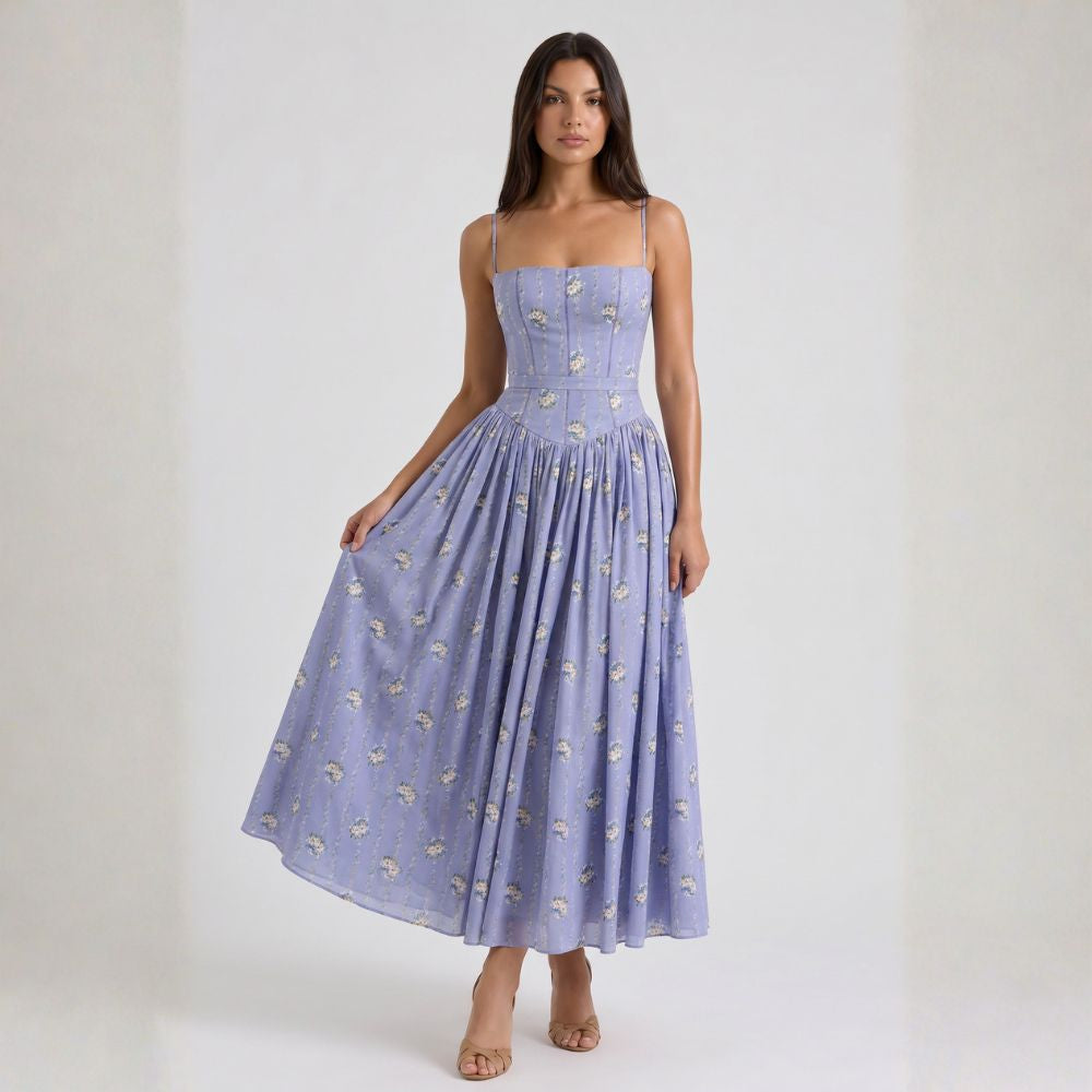 Adelisa | Vestido largo floral
