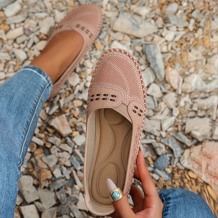 Ariadna | Mocasines cómodos con detalles trenzados
