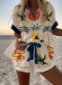 Beatriz | Conjunto estampado de dos piezas