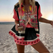 Constanza | Conjunto estampado de dos piezas