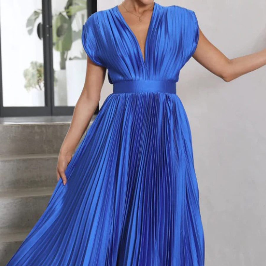 Marina | Vestido midi plisado atemporal
