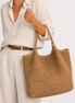 Marisol | Bolso de hombro de paja trenzada