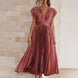 Marina | Vestido midi plisado atemporal