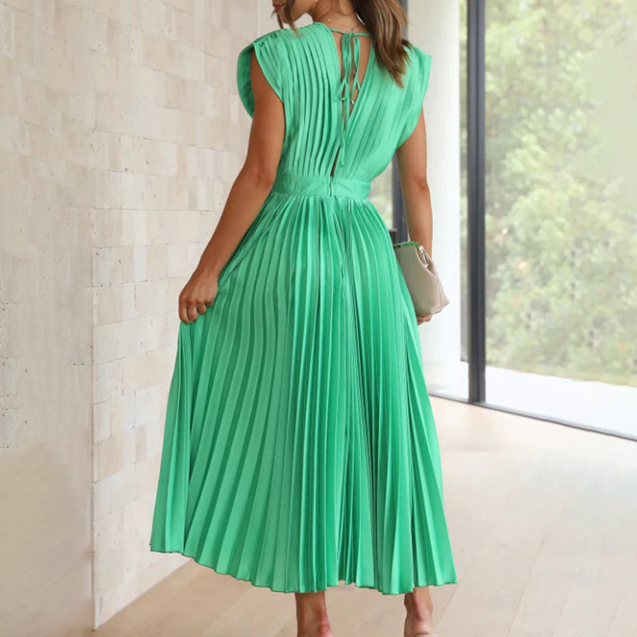 Marina | Vestido midi plisado atemporal