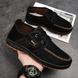 Benito | Zapatos de ante con costuras para hombre