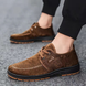 Benito | Zapatos de ante con costuras para hombre
