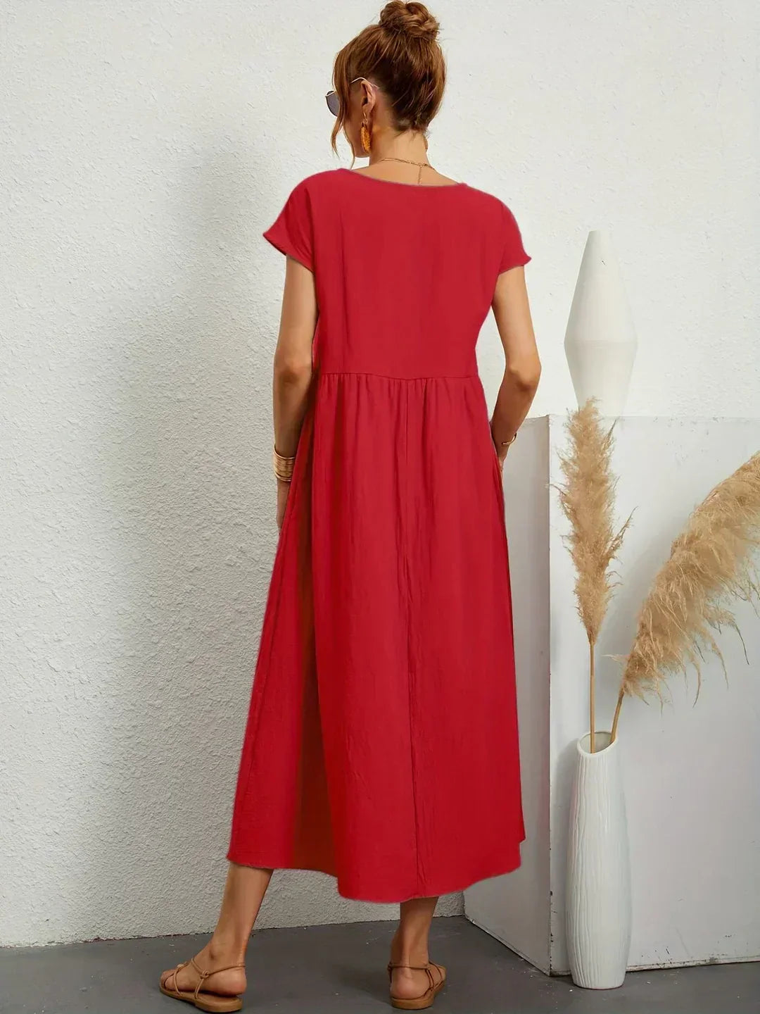 Celia | Vestido largo de seda pura