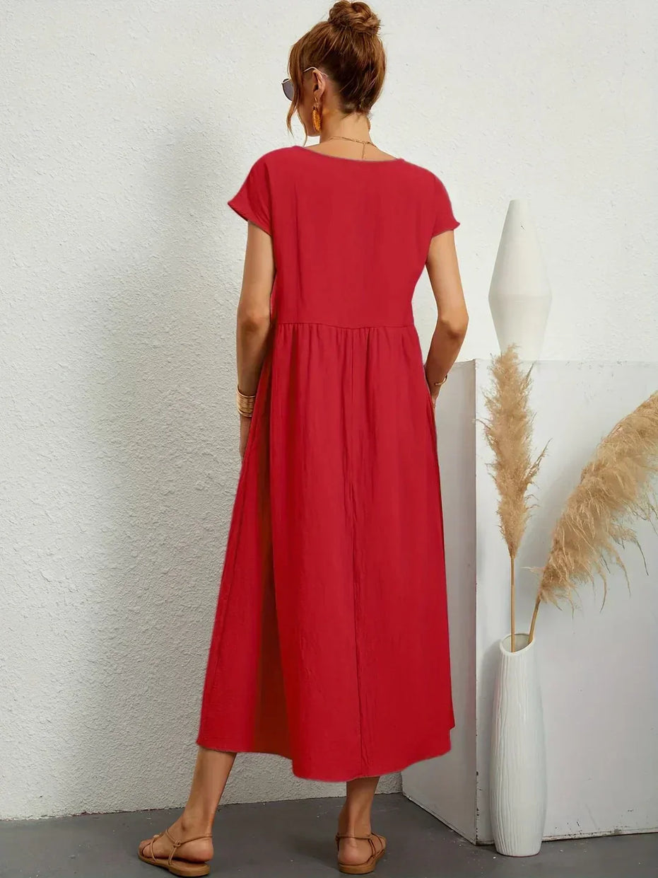 Celia | Vestido largo de seda pura