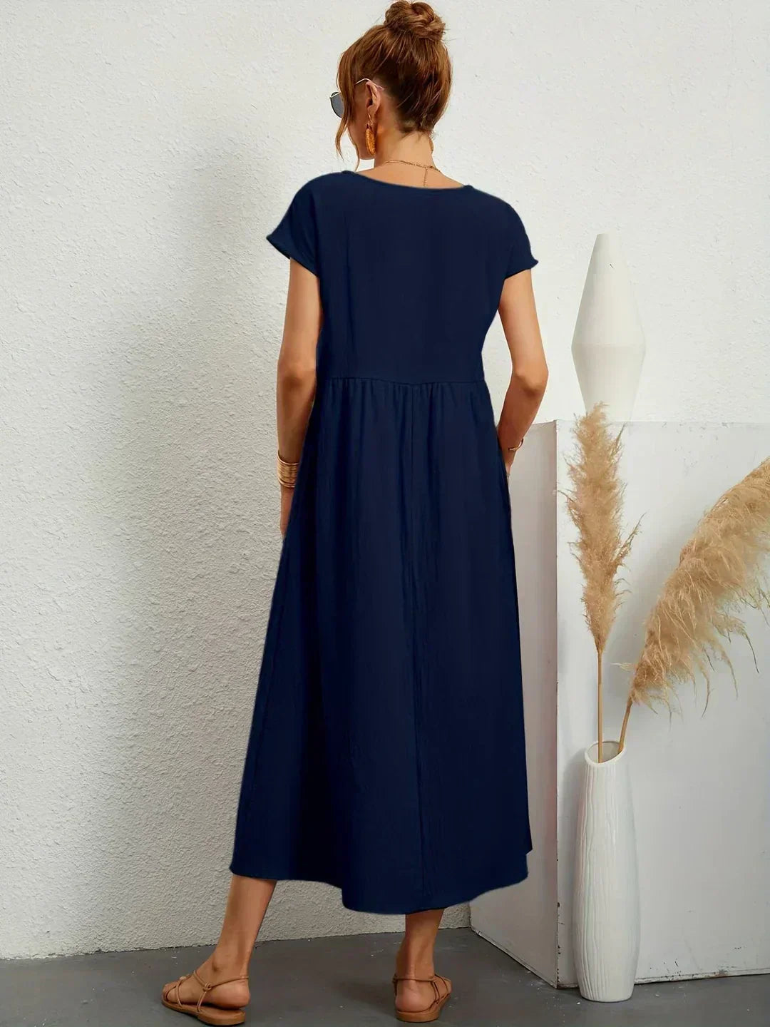 Celia | Vestido largo de seda pura