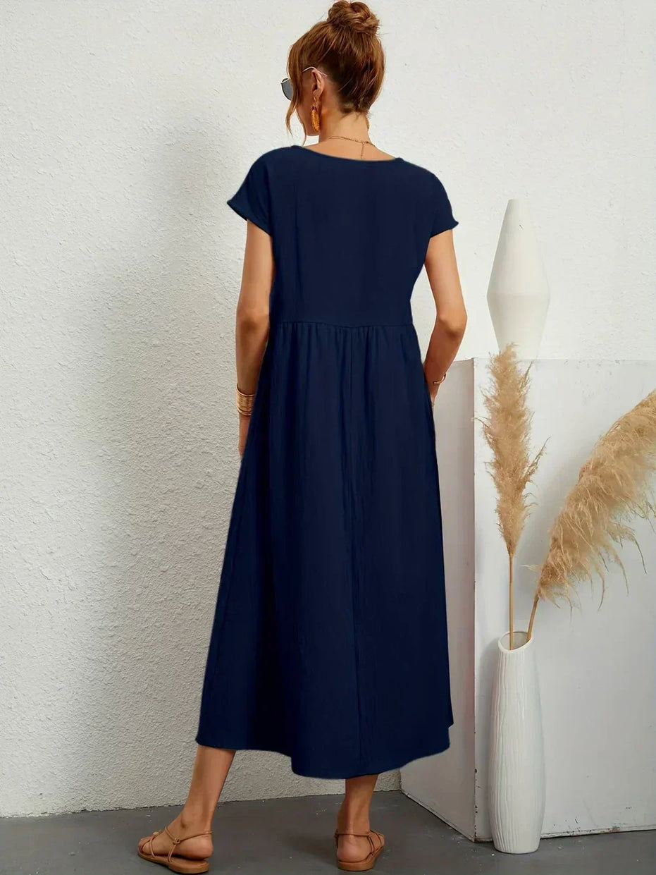 Celia | Vestido largo de seda pura