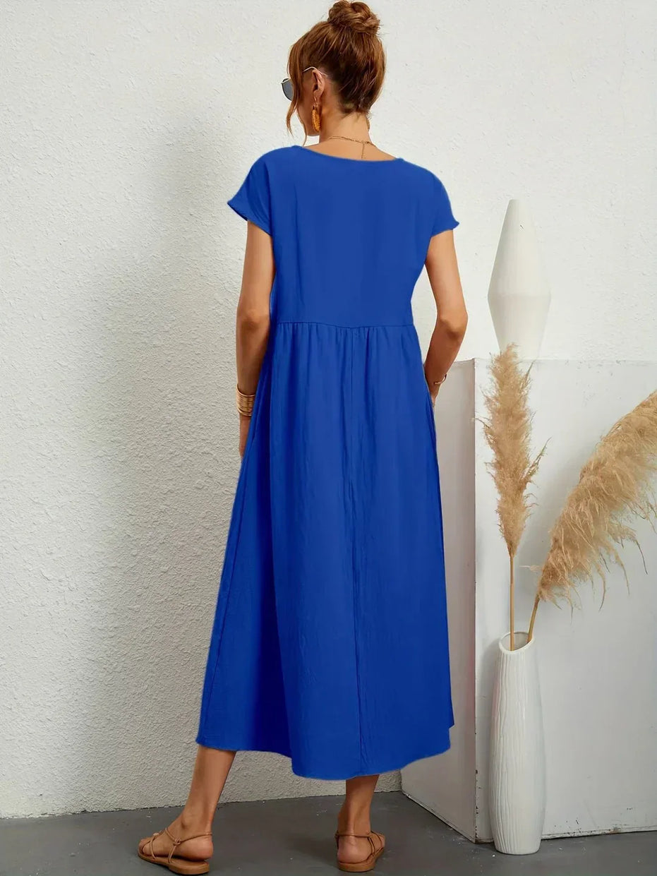 Celia | Vestido largo de seda pura
