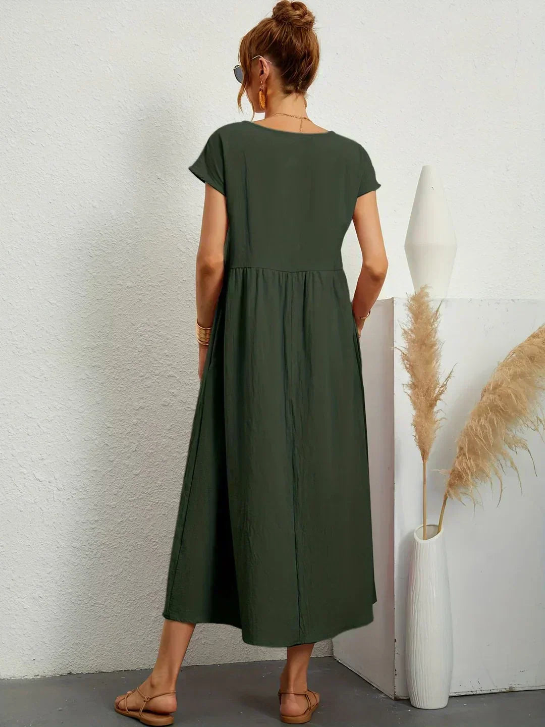 Celia | Vestido largo de seda pura