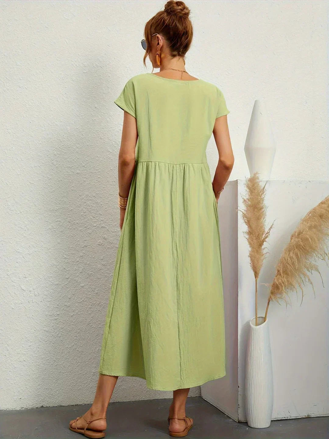 Celia | Vestido largo de seda pura