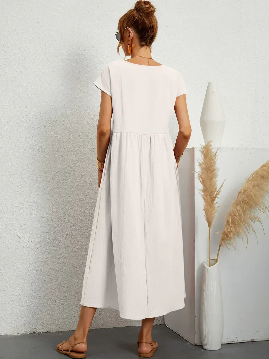 Celia | Vestido largo de seda pura