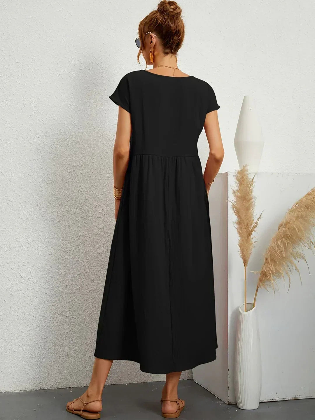 Celia | Vestido largo de seda pura