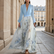 Penélope | Vestido largo floral elegante