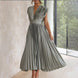 Marina | Vestido midi plisado atemporal