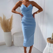 Aurora | Vestido midi drapeado favorecedor