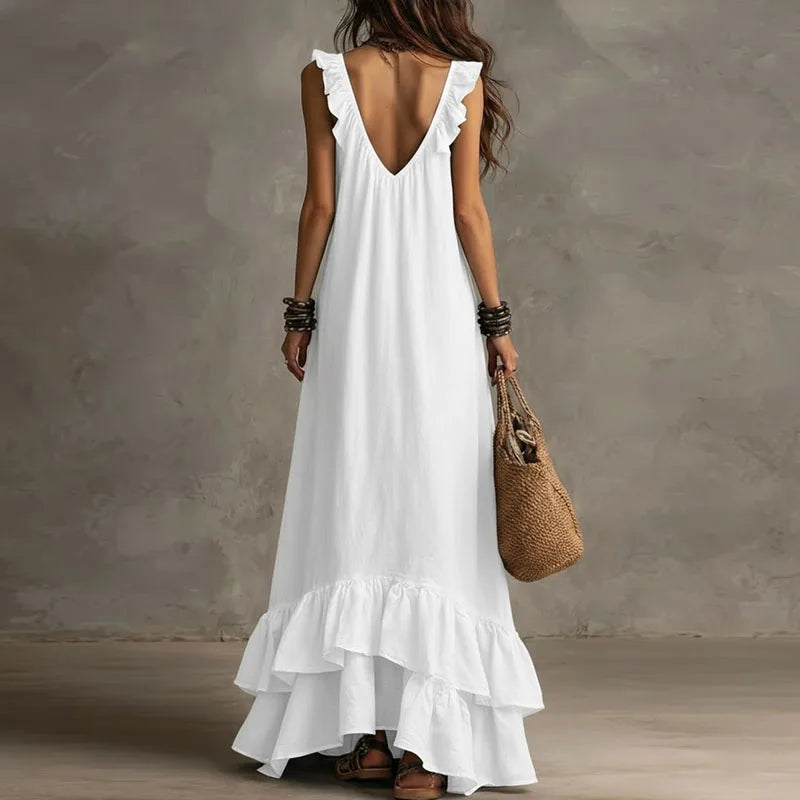 Fabiola | Vestido boho con volantes