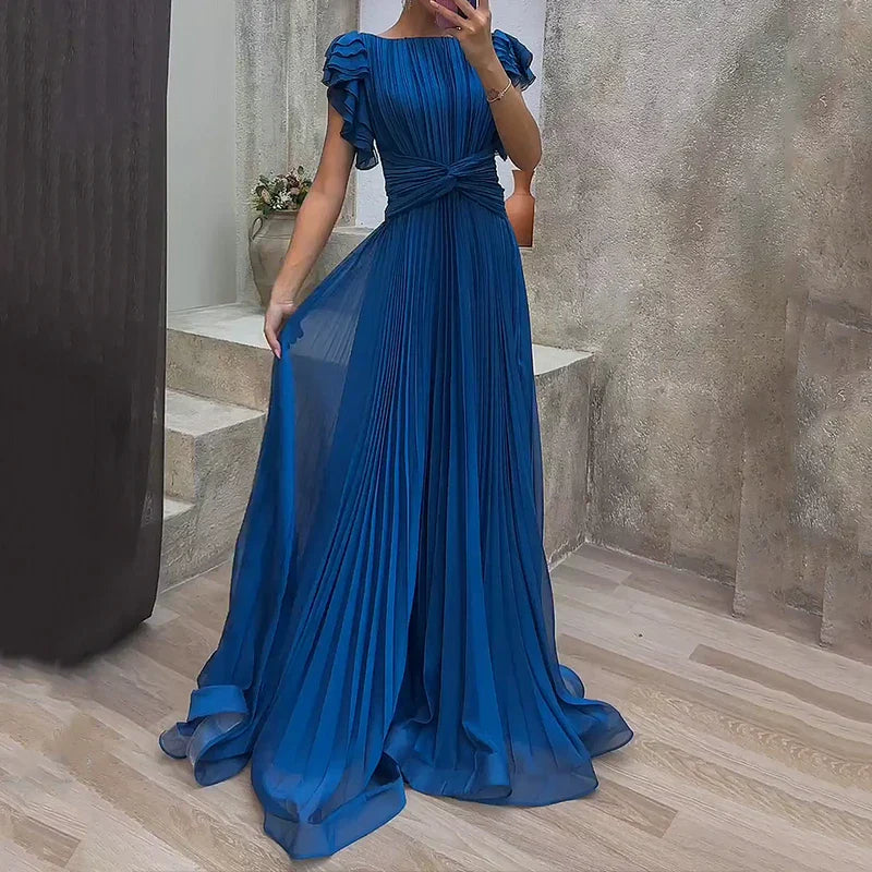 Águeda | Vestido de fiesta plisado