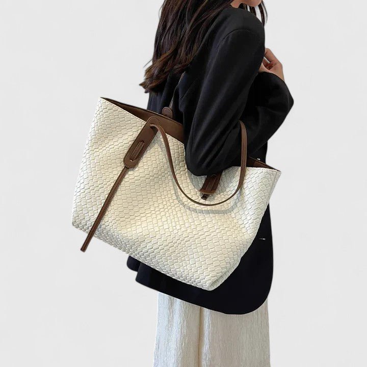 Sara | Bolso tote trenzado elegante
