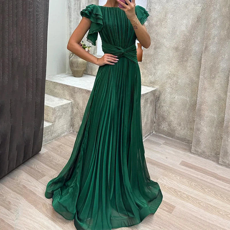 Águeda | Vestido de fiesta plisado