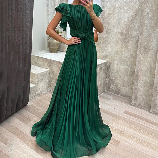 Águeda | Vestido de fiesta plisado